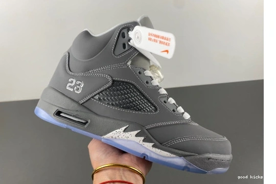   136027-005 136027-005  'Wolf Jordan 5 Retro Grey' 0331